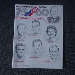 Vintage Sabres de Buffalo vs Canadiens de Montreal January 11th 1985 Program